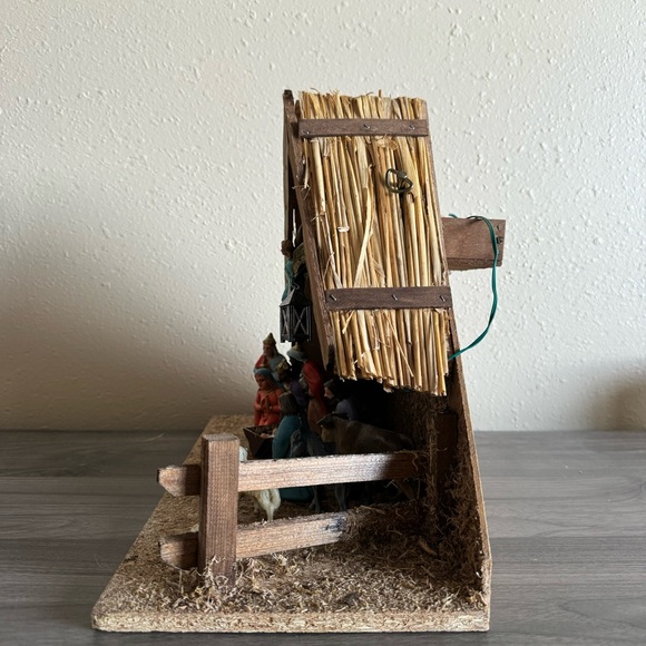 Erzgebirge Vintage Antique German 15 Piece Wooden Christmas Holiday Nativity Set - Picture 8 of 13